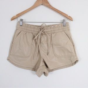 Sincerely Jules Faux Leather Shorts